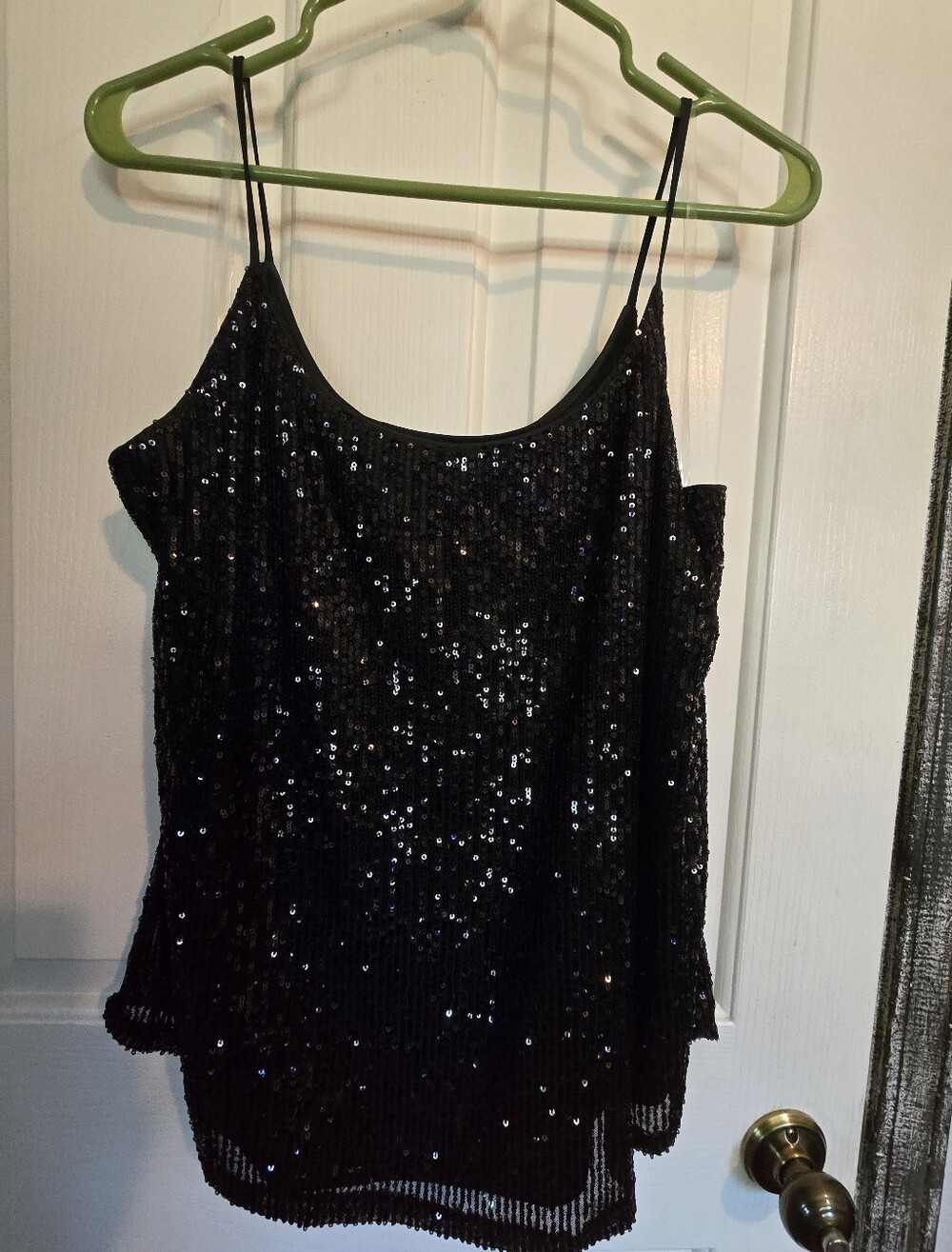 Bkack Sequin Camisole